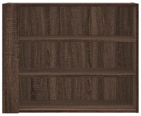 Armário parede 75x35x60 cm derivados madeira carvalho castanho