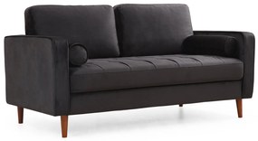 **** Sofá de 2 Lugares Rome – Preto Carvalho – 175x90x70 cm

**