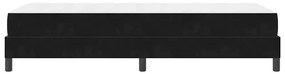 Cama box spring com colchão Preto 90 x 200 cm Veludo