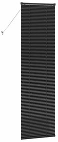 Persiana de Janela com cortinas Outros Manual Preto 80 x 130 cm Alumín