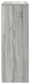 Aparador c/ gavetas e portas 73x31x90 cm sonoma cinzento