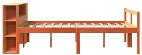 Cama com estante sem colchão 160x200 cm madeira maciça