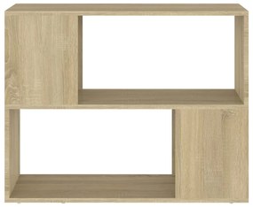 Móvel de TV 80x24x63 cm contraplacado cor carvalho sonoma