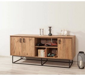Console Quantum – Atlantic Pine Black – 180x80x40 cm