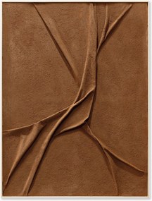 Quadroem tela pintada à mão Leather
