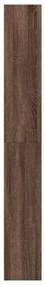 Estante 80x24x176 cm derivados de madeira carvalho castanho