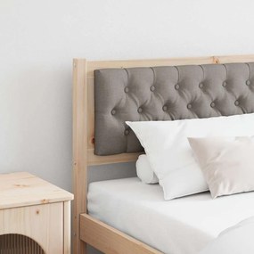 vidaXL Cabeceira Outros Marrom e taupe 200 cm Madeira de pinho maciça