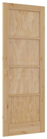 porta interior 'ORKDAL'73,5x198,5x4 cm em madeira sólida de pinho