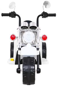 Mota elétrica para crianças 6V, Motorek Hot chopper 1,5 a 4 anos Branca