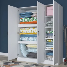 Roupeiro BA105 – Branco – 145x181,8x55 cm