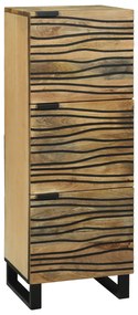 vidaXL Highboard - 40x33.5x110 cm feito de madeira de mangue