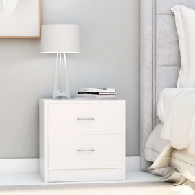 Mesa de cabeceira 40x30x40 cm derivados de madeira branco