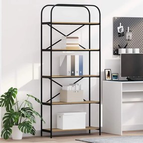 vidaXL Estante Carvalho Artesanal 80 x 30 x 183 cm Madeira processada