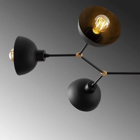 Candeeiro de Teto Dram – Preto – 102 x 52 cm