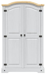 Roupeiro Corona Range pinho mexicano com 2 portas branco