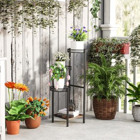 Suporte para Plantas de 4 Níveis Suporte de Aço pata Plantas de Interi