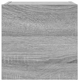 Móvel de TV de parede 30,5x30x30 cm cinzento sonoma