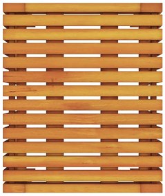 Mesa Lateral de Jardim 43x36x40 cm Madeira Sólida de Teca