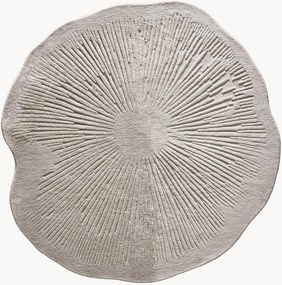 Tapete lavável com relevo e forma orgânica Pam