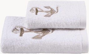 Toalhas em algodão Marino, conjunto de 2