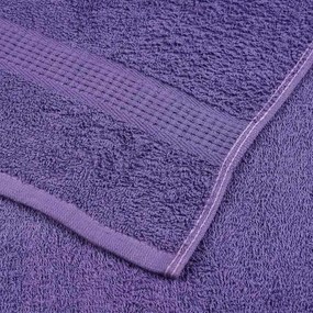 Toalhas de banho 4 pcs 70x140 cm 360 gsm 100% algodão roxo