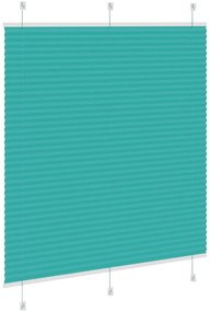 Plissado Cego Gasolina verde 120x150 cm Largura Tecido 119,4 cm