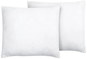 Conjunto de 2 almofadas com enchimento de poliéster 80 x 80 cm MANA Beliani