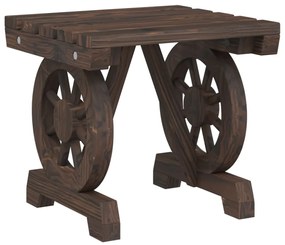 Apoios de pés para jardim 2 pcs madeira de abeto maciça