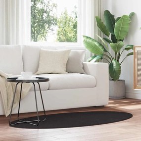 vidaXL Tapetes Preto 80 x 150 cm Poliéster