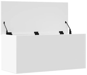 Caixa de arrumação 100x42x46 cm derivados de madeira branco