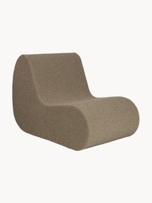 Poltrona de jardim em bouclé Rouli