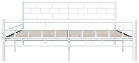 Estrutura de cama metal 160x200 cm branco