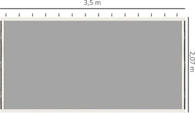 Redes mosquiteiras para tenda ou pavilhão de jardim 3 x 4 m - conjunto de 4 redes mosquiteiras com fecho de correr + ganchos de fixação
