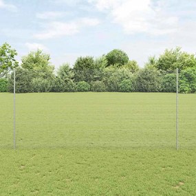vidaXL Conjunto de Cerca de Jardim Conjunto de 2 Aço galvanizado