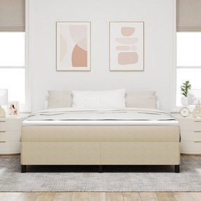 Base de Cama vidaXL Verde Claro Cinza 180x200 cm Tecido Canelado