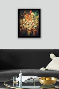 Pintura Decorativa em MDF Enquadrada SC0156 – Multicolor – 41 x 56 cm