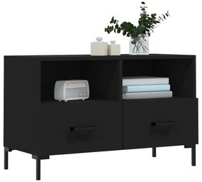Móvel p/ TV 80x36x50 cm derivados de madeira preto