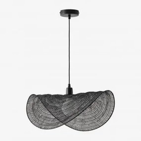 Lâmpada De Teto Suspensa Em Ferro Garaine Preto - Sklum