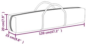 Tenda para festas dobrável 2x2 m cinzento-acastanhado