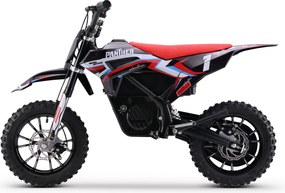 Moto elétrica de cross para crianças Motors Panther 550W Vermelha