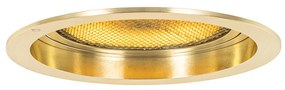 Spot moderno embutido dourado ajustável - Coop 111 Honey Moderno