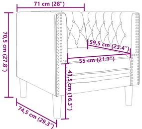 3 pcs conj. de sofás chesterfield com rolos veludo cinza-escuro