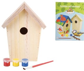 Esschert Design DIY Nesting Box com pintura 14.8x11.7x20 cm KG145