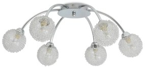 Candeeiro de teto com 6 lâmpadas LED G9 240 W