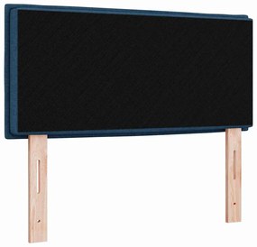Cabeceira LED Design Linhas Azul 90 cm Tecido