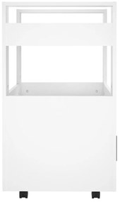 Carrinho de cozinha 60x45x80 cm derivados de madeira branco