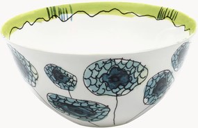 Taça de servir em porcelana Fine Bone China Midnight Flowers