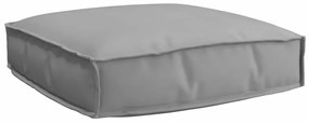 vidaXL Almofada para Assento cinza 60 x 60 x 12 cm, em tecido Oxford.