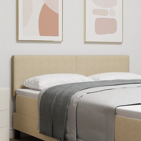 vidaXL Cabeceira LED Design Simples Verde Claro e Cinza 80 cm Tecido de Corduroy