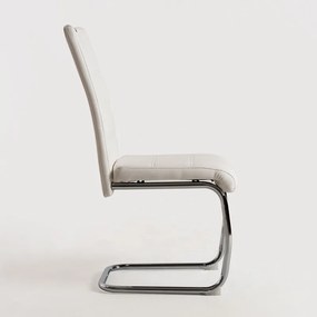 Cadeira Hallen Couro Sintético - Branco